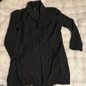 Women’s Scarlett Dark Gray Long Blazer 13 14